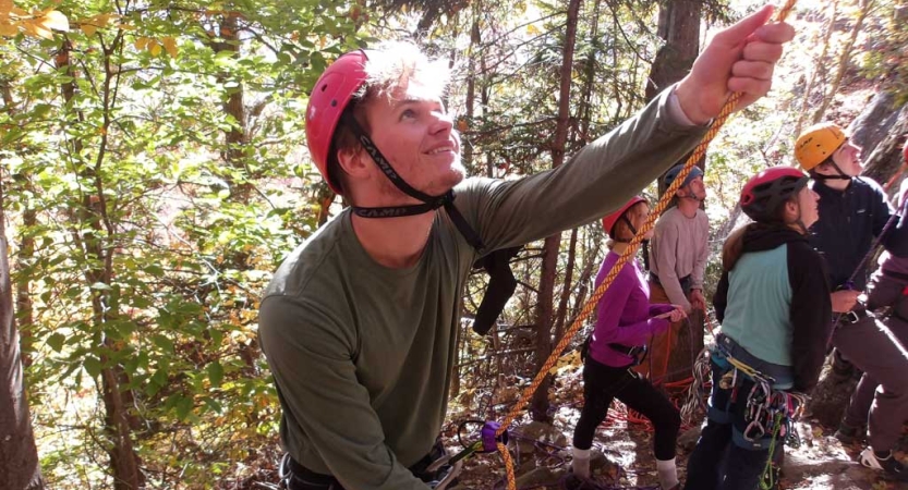 gap year rock climbing semester